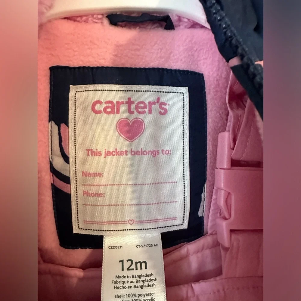 Carters nwt navy